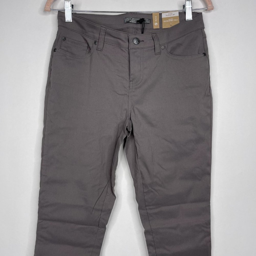 NWT prAna Briann Pant - Short Inseam 6 Moonrock Quick-Dry UPF 50+ - Picture 3 of 16